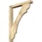 Ekena Millwork Olympic Block Rough Sawn Bracket w/ Offset Brace, Douglas Fir, 4"W x 26"D x 34"H BKT0402X26X34OLY05RDF - alternate 1